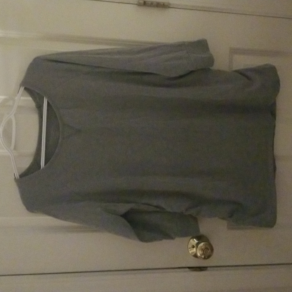 Long Sleeve Top, Liz Lange Maternity, XXL, Gray